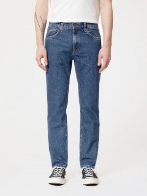 Nudie Jeans Gritty Jackson 90s Stone Jeans Heren Grijs | BIV180564