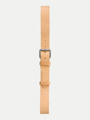 Nudie Jeans Pedersson Leren Belt Accessoires Heren Khaki | DPG438209