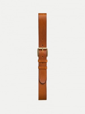 Nudie Jeans Pedersson Leren Belt Toffee Accessoires Heren Bruin | KBH576813