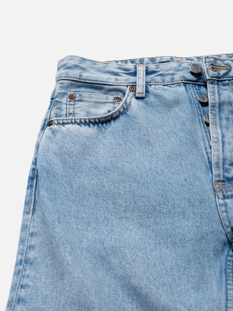 Nudie Jeans Breezy Britt Sunny Jeans Dames Blauw | SFO924137