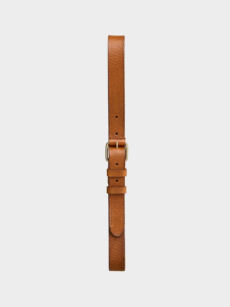 Nudie Jeans Dwayne Leren Belt Toffee Accessoires Heren Bruin | PNO102879