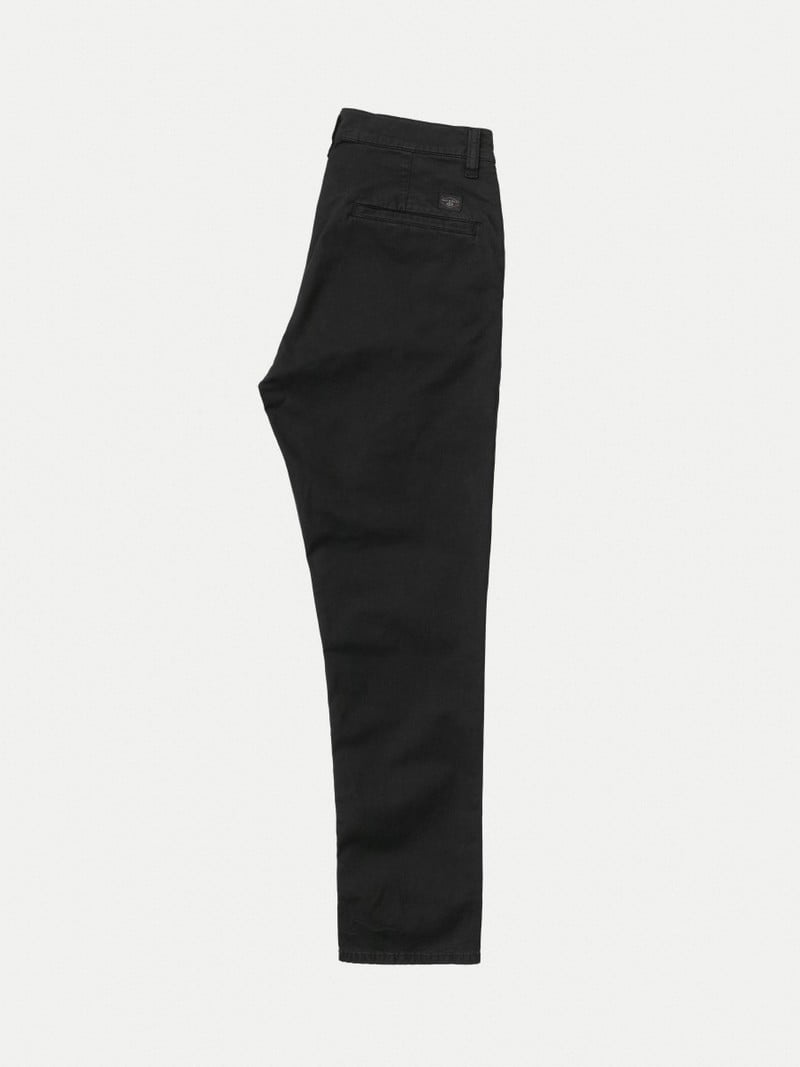 Nudie Jeans Easy Alvin Broek Heren Zwart | VQW261907