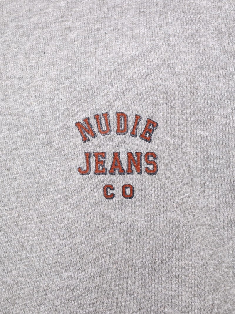 Nudie Jeans Frasse Logo Sweatshirts Heren Grijs | CSW687491