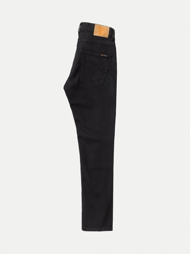 Nudie Jeans Grim Tim Skies Jeans Heren Zwart | ZXI412375