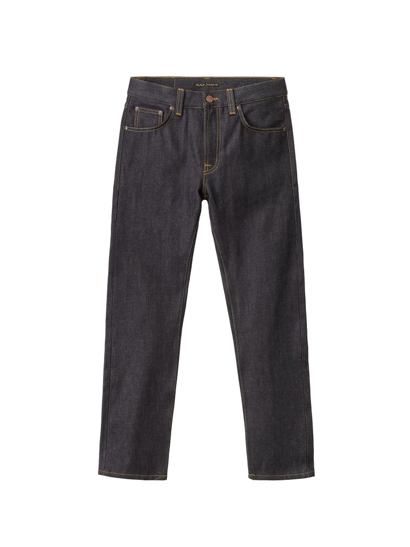 Nudie Jeans Gritty Jackson Dry Klassieke Jeans Heren Zwart | RKQ563120