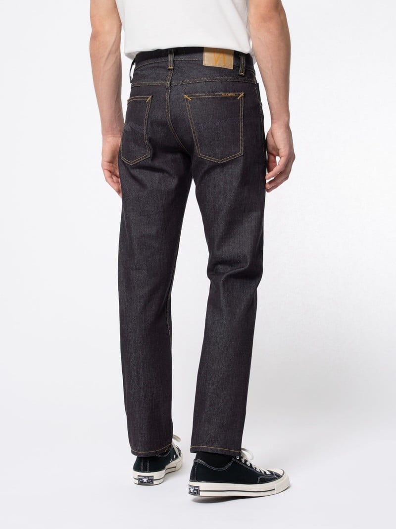 Nudie Jeans Gritty Jackson Dry Klassieke Jeans Heren Zwart | RKQ563120