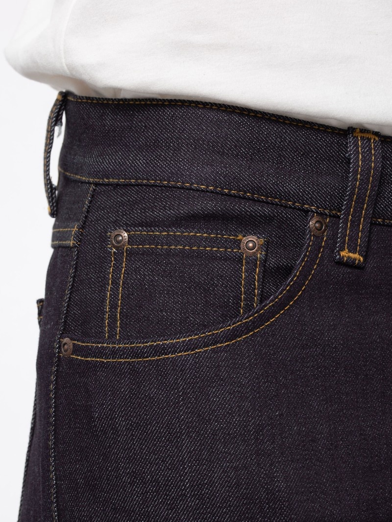 Nudie Jeans Gritty Jackson Dry Klassieke Jeans Heren Zwart | RKQ563120