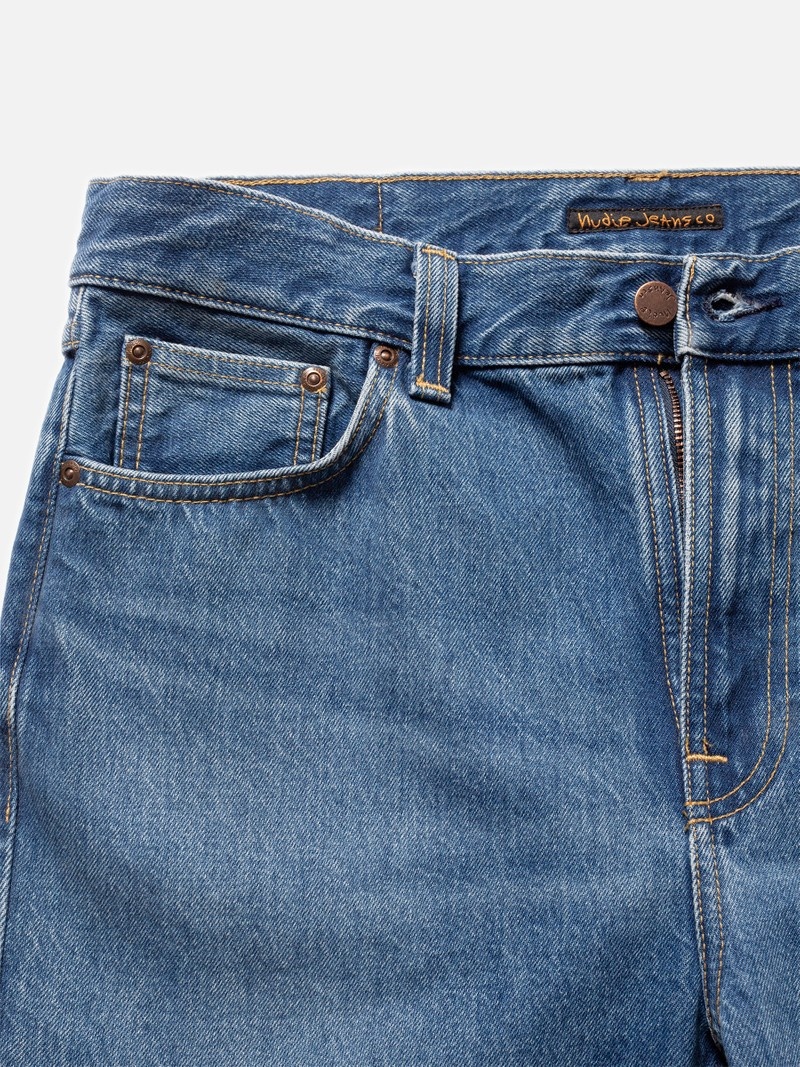 Nudie Jeans Hazy Hank Nostalgic Jeans Heren Blauw | UBW423506