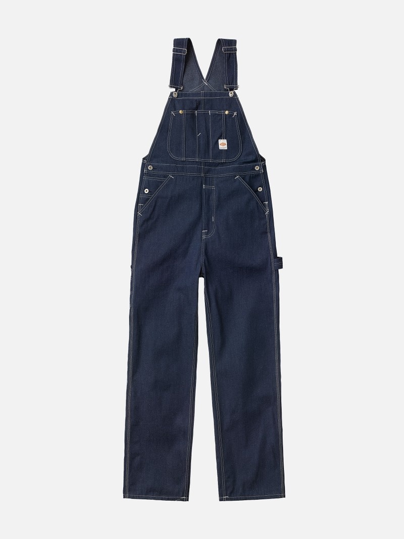 Nudie Jeans Kevin Dungarees Utility Broek Heren Donkerblauw | IRU806792