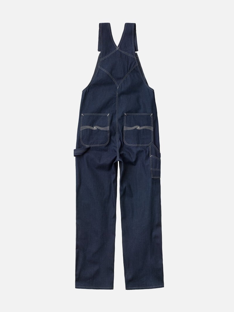 Nudie Jeans Kevin Dungarees Utility Broek Heren Donkerblauw | IRU806792