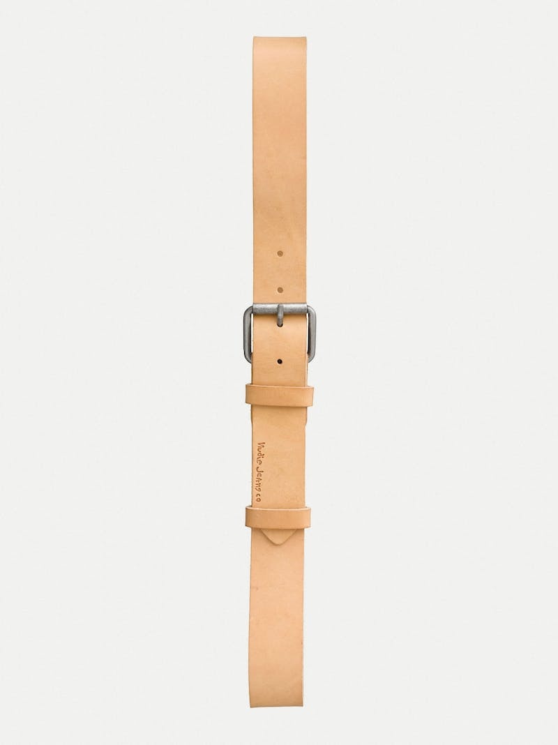 Nudie Jeans Pedersson Leren Belt Accessoires Heren Khaki | DPG438209