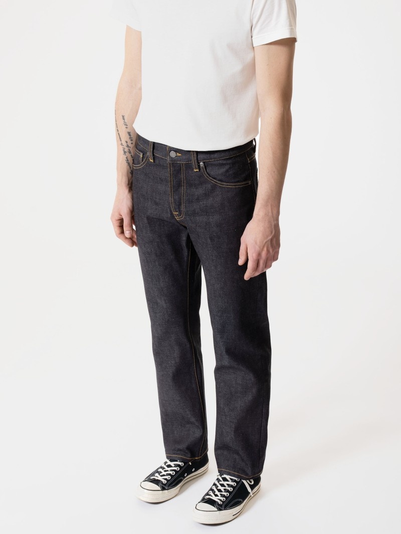 Nudie Jeans Rad Rufus Dry Deluxe Jeans Heren Donkergrijs | YEG504219