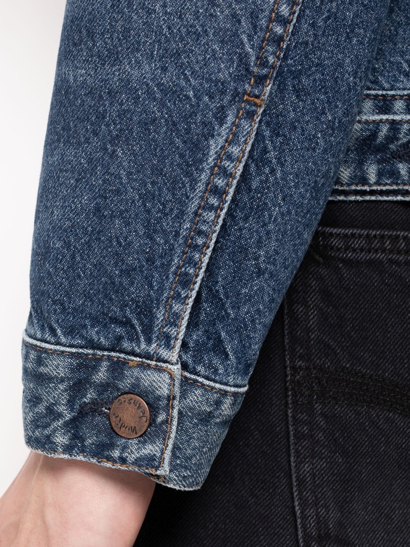 Nudie Jeans Robby Le Bleue Spijkerjassen Heren Blauw | JEL185027