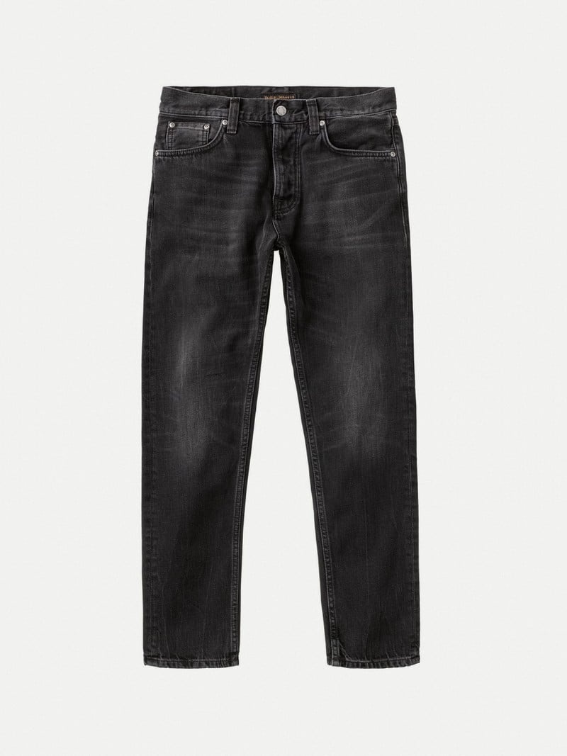 Nudie Jeans Steady Eddie II Change Jeans Heren Zwart | CHG107438