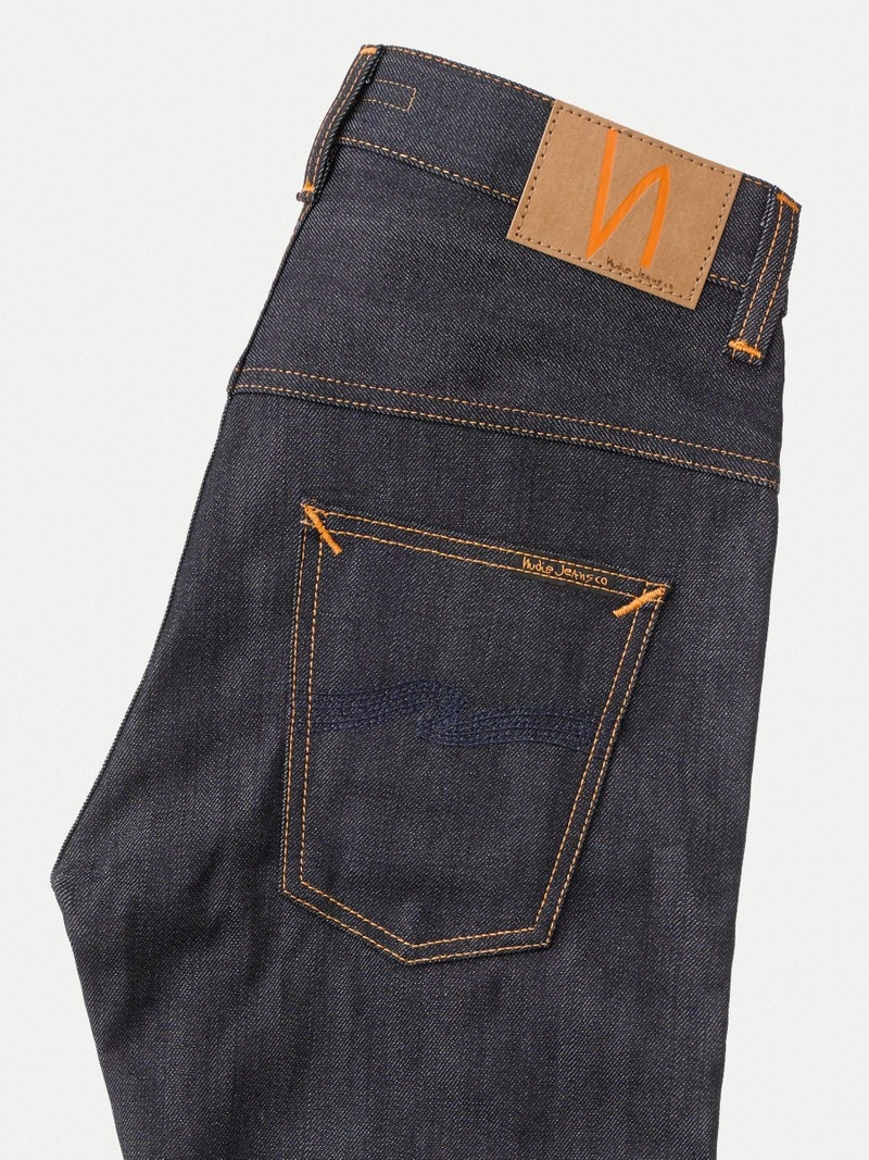 Nudie Jeans Thin Finn Dry Selvage Comfort Jeans Heren Zwart | EVJ809657