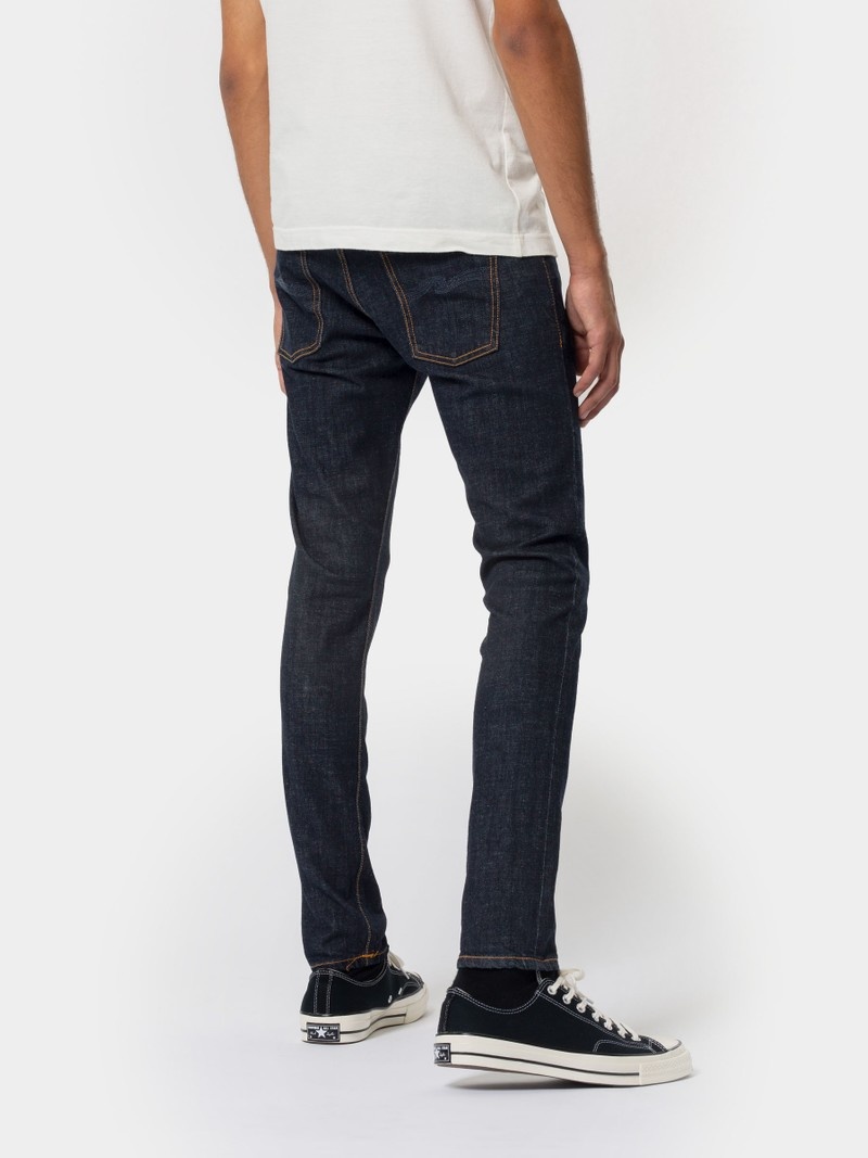 Nudie Jeans Tight Terry Rinse Twill Jeans Heren Zwart | EUW249315