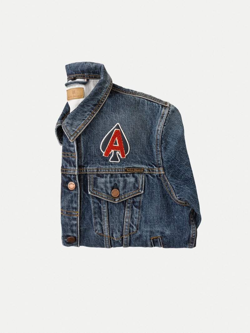 Nudie Jeans Woven Patch Ace Selvage Accessoires Heren Rood | TFZ921476